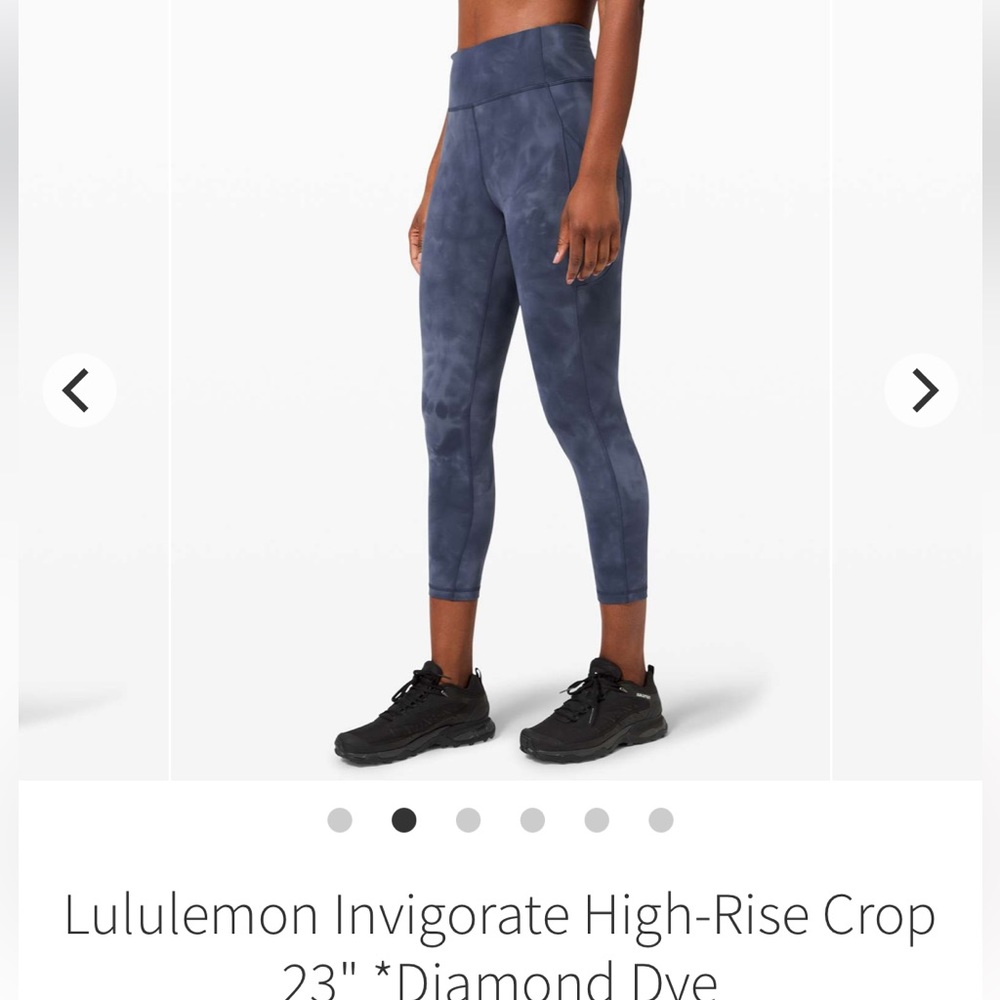 Lululemon Invigorate Diamond Dye size 4